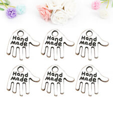  50pcs Alloy Tiny Hand Pendants Charms DIY Jewelry Making Accessory for Necklace