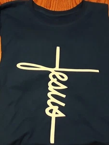 Cruz de Jesús - Transferencia de hierro para camiseta y otras telas - Imagen 1 de 1