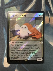 x1 Adipose Offspring - Surge Foil R MTG Universes Beyond: Doctor Who M/NM, Engli