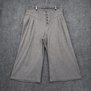 Anthropologie Maeve Pants Womens XL Gray Wide Leg Capri Houndstooth High Rise - Picture 1 of 13