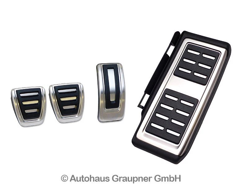 Edelstahl Pedalkappen Fußstütze Edelstahl Set Original Audi A3 8V TT 8V1064200A - Bild 1 von 1