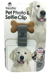 Treatie Pet Photo & Selfie Clip Gray - Selfies Made Easy - Picture 1 of 2