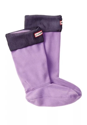 NUEVO Forro de Bota Hunter Alto Plisado Acanalado Lila/Púrpura Med W 5-7/UE 36-38/UK 3-5 Foto 1 de 4