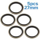 5pcs 27mm Dowty Seals Bonded Washers Tighten Sealer Rubber O Rings Plug Gasket