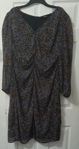Para mujer Hermoso Multicolor Floral Hinchado S Damas Vestido Reino Unido Talla 24 Por Boohoo - Imagen 1 de 12
