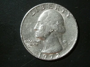 1972-D WASHINGTON QUARTER #8 - Picture 1 of 2