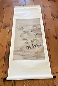 Chinese Goose Painting Ming? Scroll Asian Japanese C.T. Loo / Caro Estate B - Picture 1 of 19