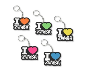 Zumba I Love Zumba Keychain ~ Choose 1 or all 5!  New! Free Shipping! - Picture 1 of 2
