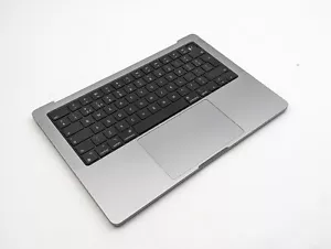 MacBook Pro 14" A2442 M1 Keyboard Palmrest Trackpad Grey 2021 UK EMC 3650 - Picture 1 of 18