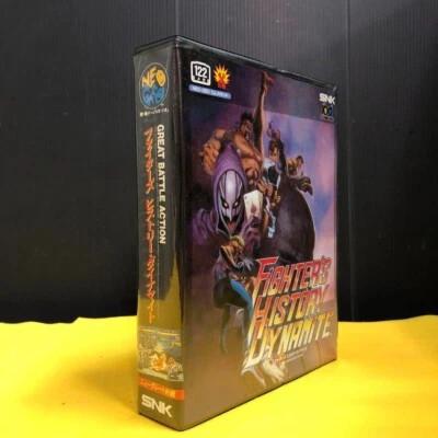 SNK Neo Geo AES Fighter's History Dynamite NGH ROM cart Japan Japanese F/S - Image 1 of 4
