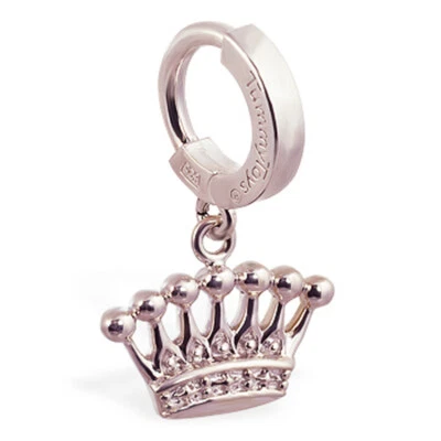 Anillo Glorioso Corona Ombligo Sexy A Presión Joyería Corporal Hecho en América Foto 1 de 3