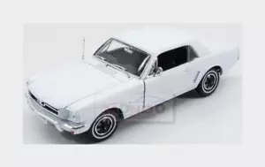 1:18 Welly Ford Usa Mustang 1/2 Hard-Top 1964 White WE12519WH Model - Picture 1 of 2