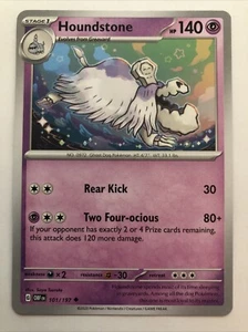 Pokémon TCG Obsidian Flames Houndstone 101/197 NM - Picture 1 of 2