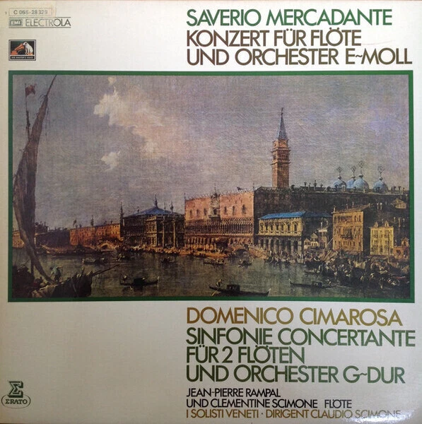 LP Giuseppe Saverio Mercadante / Domenico Cimarosa Konzerte für Flöte und Orche - Bild 1 von 1