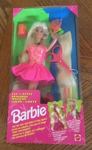 Barbie Cut and Style 1994 Mattel Canada 12639 Sealed Unopen Magic HairExtensions - Picture 1 of 7