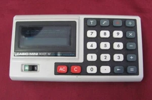 1970s VINTAGE CASIO MINI ROOT-M POCKET CALCULATOR JAPAN RARE - Picture 1 of 8