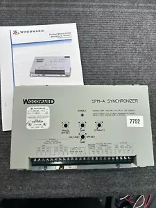 Sincronizador Woodward SPM-A 9907-029 Rev-E 115/230V coincidencia fase de velocidad - Imagen 1 de 8
