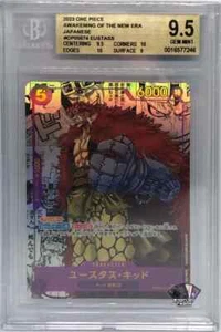 One Piece Awakening of the New Era OP05-074 Eustass Captain Kid BGS 9.5 Japanese - Picture 1 of 3