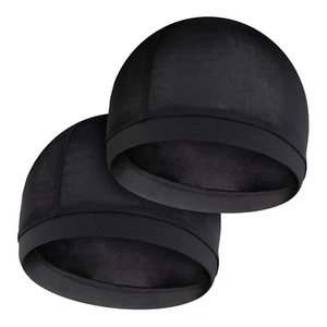 2 Stück Wellenmütze für Herren Seidenstrumpf Caps für 360 540 720 Wellen Satin Seide Durag - Bild 1 von 8