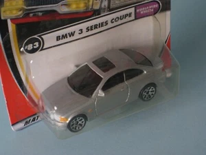 Matchbox BMW 328i cupé carrocería plateada modelo de coche de juguete 75 mm de largo en EE. UU. BP c - Imagen 1 de 2
