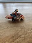 Huki Tin Friction Motorcycle Toy Us Zone West Germany 1950's HKN 11