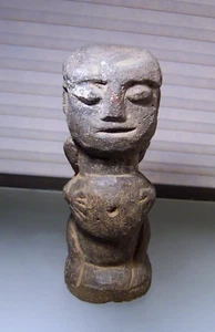 Pre-Columbian Mesoamerican Figural Stone Carving - Picture 1 of 7
