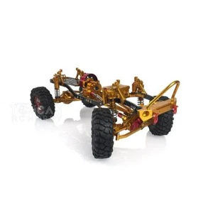 1/10 AXIAL CNC RC Remote Control SCX10 Rock Crawler Chassis Upgraded Tires DIY - Picture 1 of 11