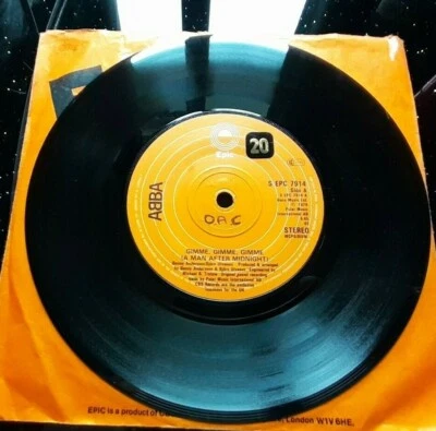 ABBA, Gimme, Gimme, Gimme - 7" Single, 1979 In Very Good Condition - Image 1 of 2