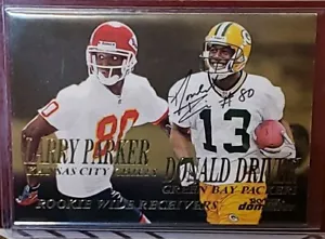 1999 SKYBOX DOMINION #249 DONALD DRIVER HOF ROOKIE AUTOGRAFO FIRMATO EARLY AUTO - Foto 1 di 3