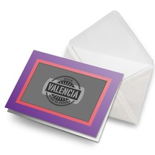 Greeting Card Photo Insert BW - Valencia Spain Reino De España Travel