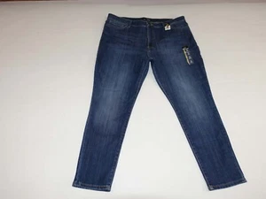 Lee Women's Slim Fit Skinny Leg Jeans Size 18 Short NWT Mid Rise Blue Stretch - Picture 1 of 8