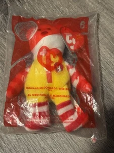 TY Teenie Beanie Baby McDonalds Ronald McDonald Bär 2004 Neu im Karton #6 Rauchfrei - Bild 1 von 2