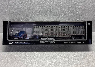 DCP FIRST GEAR 1/64 JOHN WAYNE KW W900A WITH SLEEPER AND SPREAD AXLE LIVESTOCK - Image 1 of 4