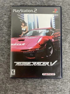 Ridge Racer V PlayStation 2 PS2 Complete CIB Racing Game Namco Japan 200 - Picture 1 of 7