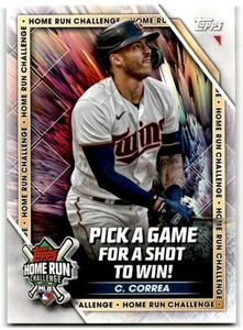 2023 Topps #HRC-26 Carlos Correa Home Run Challenge - Picture 1 of 2