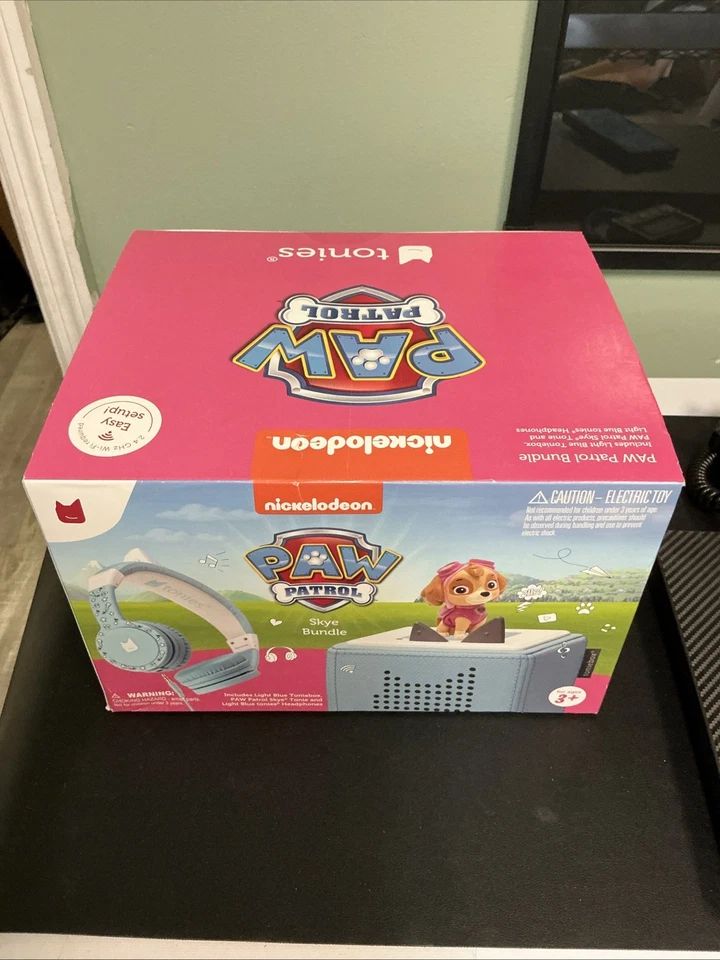 Tonies PAW Patrol Skye Headphones Bundle Starter Set Light Blue Sealed New InBox