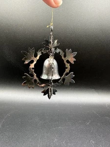 Reed & Barton Silver plate Christmas 5th Edition Bell Ornament - Picture 1 of 7