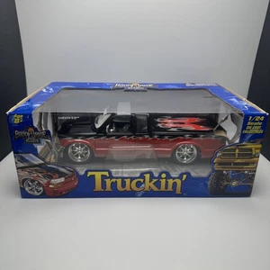 Badd Ride Truckin Series Chevy S10 Pickup 1:24 Die-Cast Custom Flames Neu in OVP selten - Bild 1 von 22
