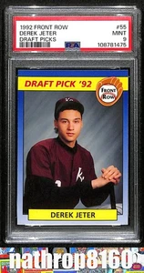 1992 Front Row Draft Pick #55 Derek Jeter RC Rookie HOF Yankees PSA 9 MINT 12238 - Picture 1 of 4