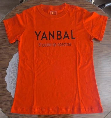 Talla M Exclusiva Camiseta naranja de mangas cortas YANBAL - Imagen 1 de 2