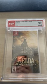Nintendo Switch Zelda Breath Of The Wild PSA 9.8 A++ Graded