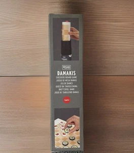 Spaß Neu in Box Damakis Holz Sushi Thema Dame Brettspiel Set - Bild 1 von 9