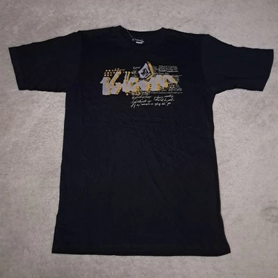 Vintage Y2K Volcom Skateboard T-shirt Mens Medium Black Trubador Logo - Image 1 of 4