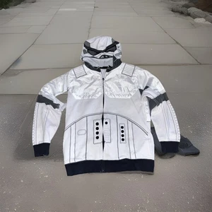 Felpa con cappuccio e zip Star Wars Stormtrooper Mandalorian primo ordine taglia Teen XL —H-119 - Foto 1 di 10