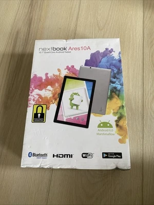 NISB NEW Nextbook Ares 10A Silver Tablet NX16A10132S PS 10.1" - Image 1 of 4