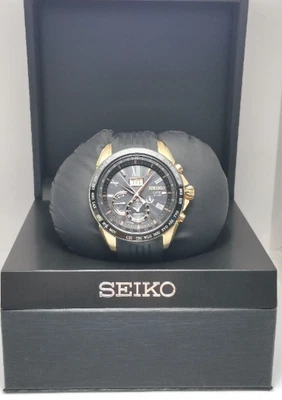 SEIKO Astron SBXB153 8X42-0AE0 Big Date Model GPS solar Black Dial - Image 1 of 4