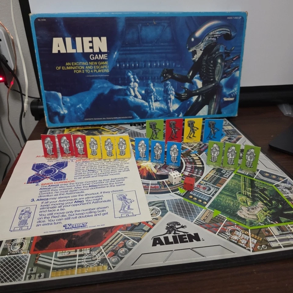 Kenner 1979 Vintage Alien Board Game Complete Set - Image 1 of 4