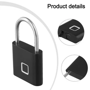 Robust Zinc Alloy Smart Padlock with AI Technology for Enhanced Security - Picture 1 of 24