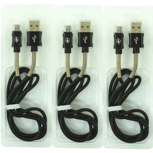 3Pack V8 V9 Micro USB Charger Fast Charging Cable Cord For Samsung Android Phone - Picture 1 of 14
