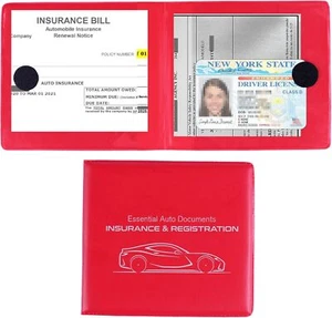Auto Essential 2-Pack Registration and Insurance Holder for Vehicles  - Picture 1 of 27